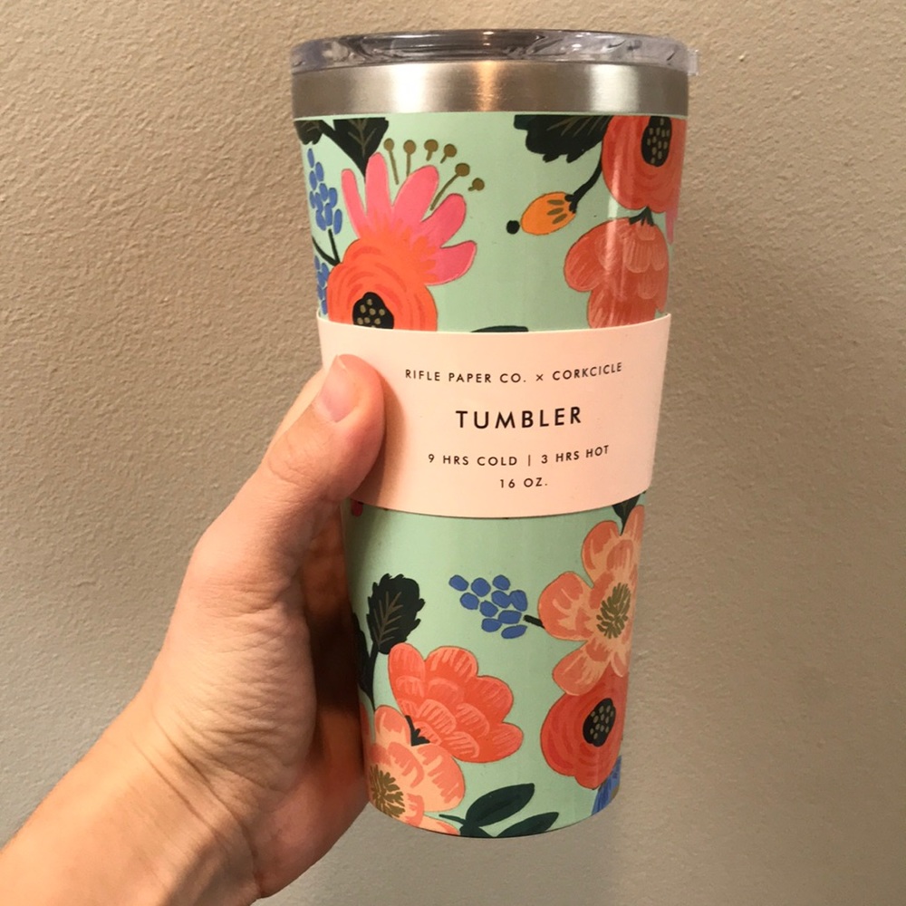 Rifle paper co and corkcicle Tumbler